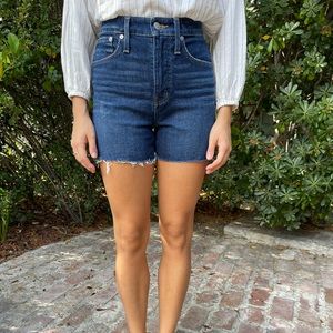 EUC Madewell Curvy High-Rise Denim Shorts